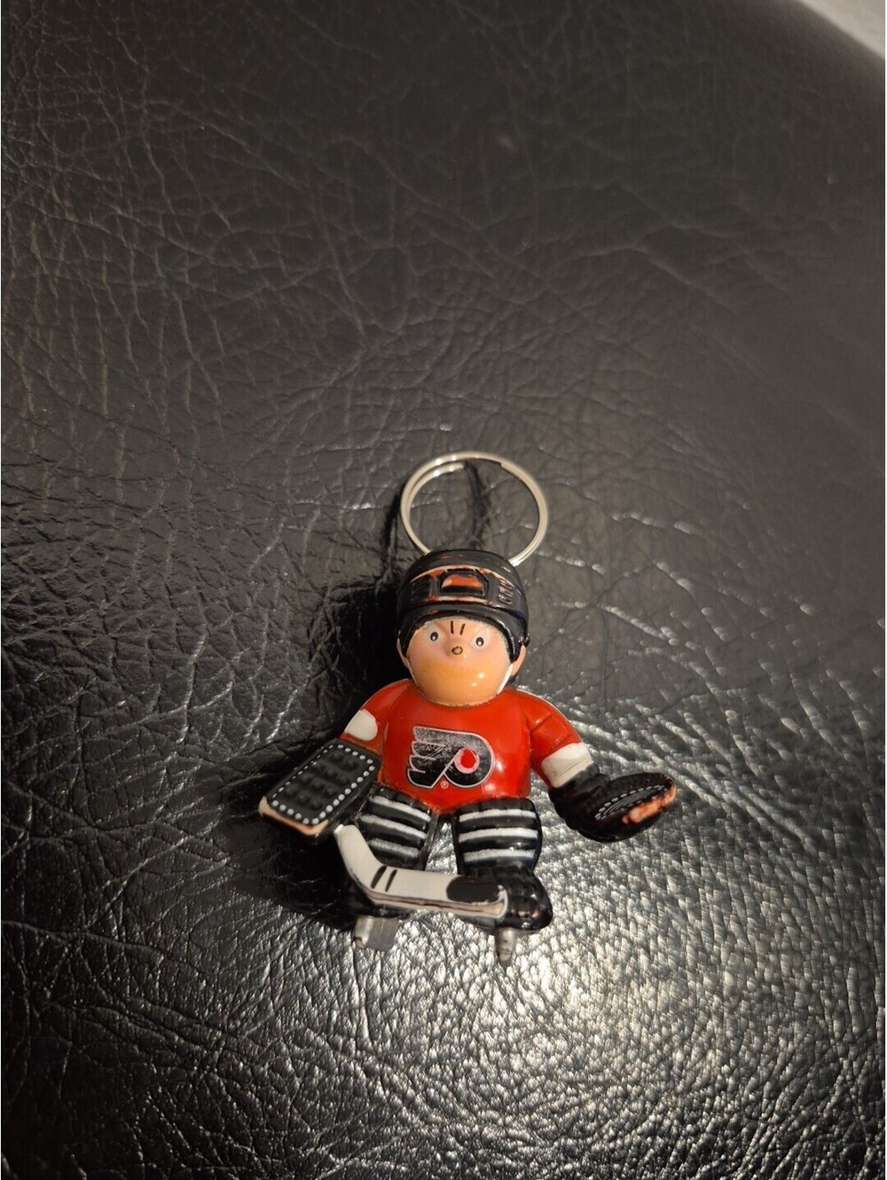 NHL Lil Sports Brats Philadelphia Flyers Mini Figure Hockey Goalie Keychain 2"